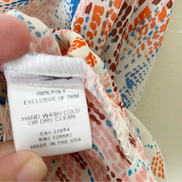 Dolan Anthropologie | Mesilla Peasant Blouse Popover Aztec Southwestern Small - Picture 9 of 9